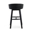 CBS8248-DR 65cm Black Bar Stool - Beige