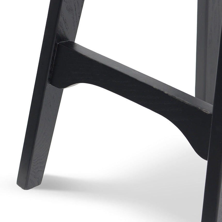 CBS8249-DR 65cm Bar Stool - Full Black