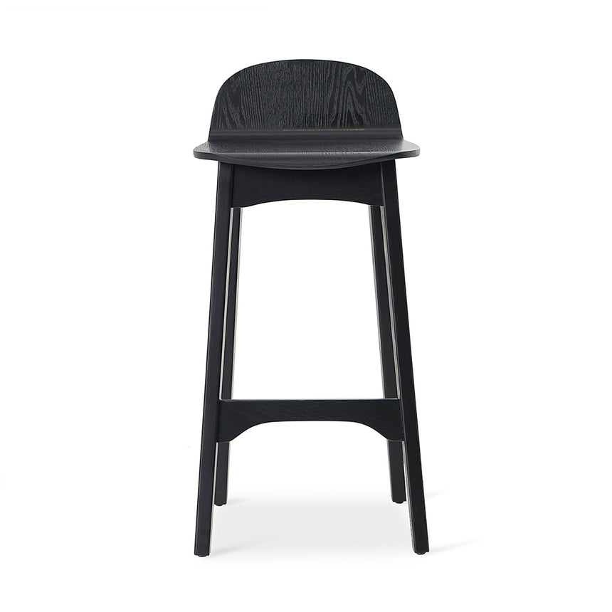 CBS8249-DR 65cm Bar Stool - Full Black