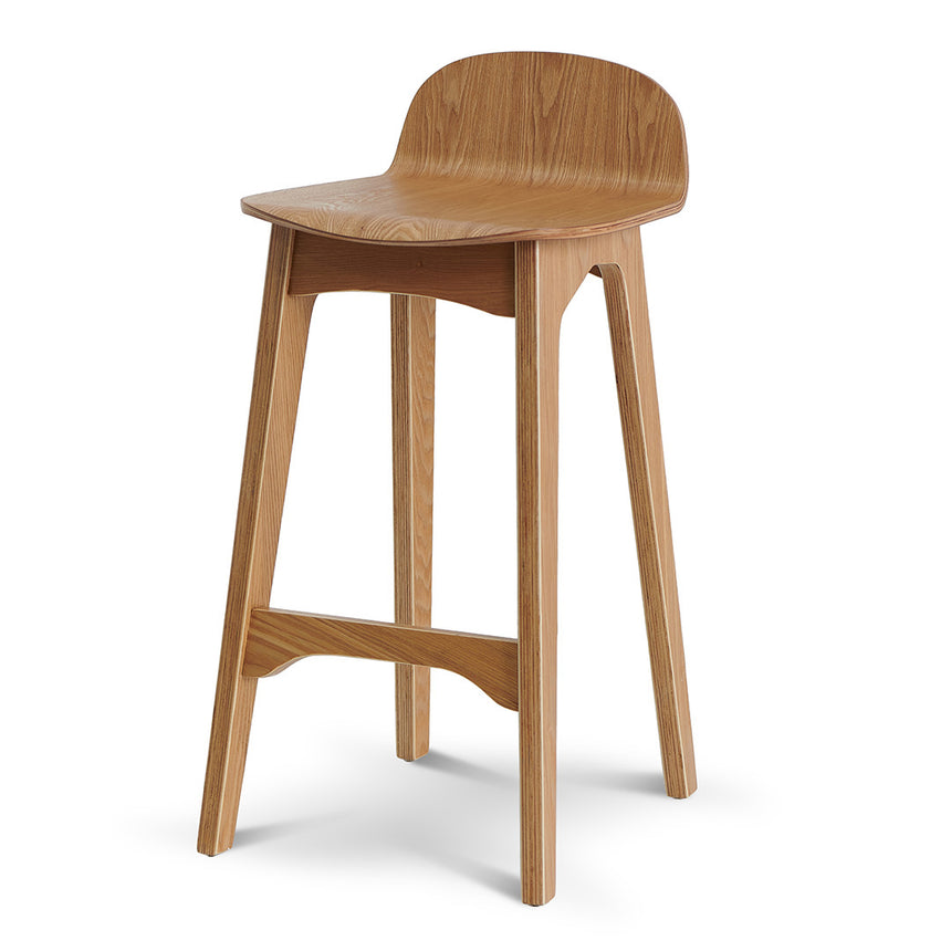 CBS10125-FH Fabric Bar Stool - Full Black