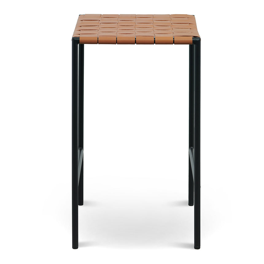 CBS8347 SU Black Frame Bar stool Tan Set Calibre Furniture