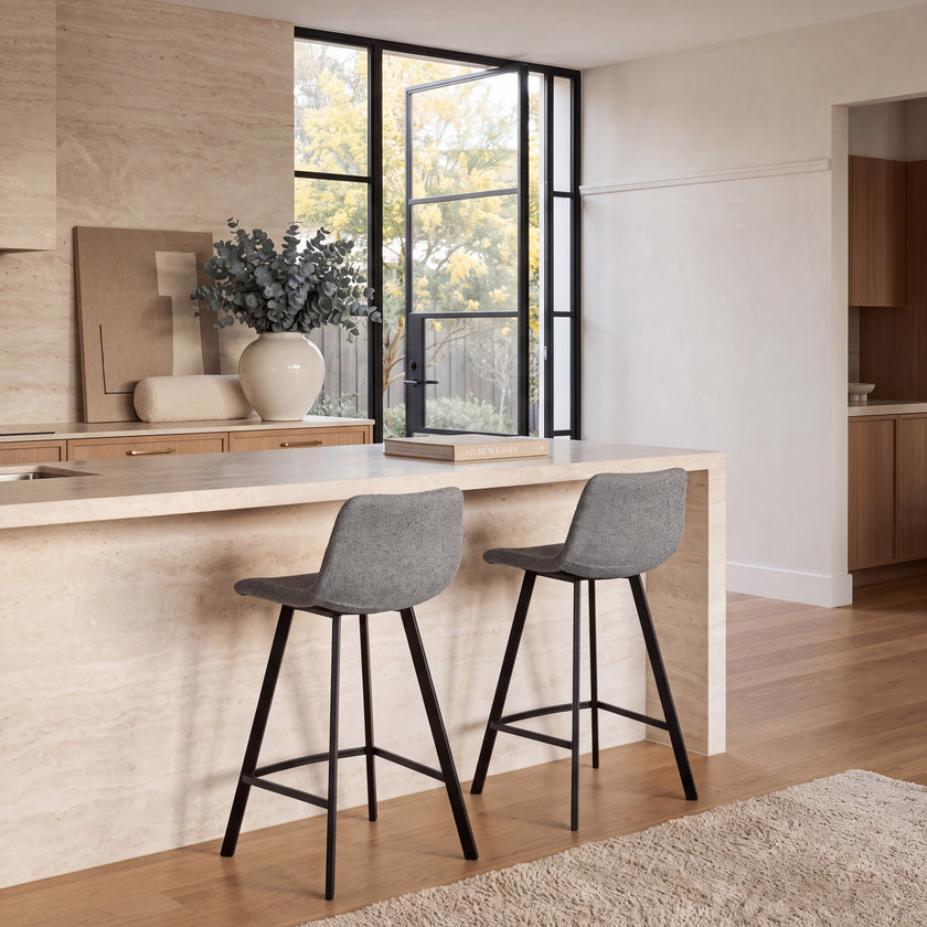 CBS8351-SE 65cm Bar Stool - Spec Charcoal (Set of 2)