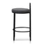 CBS8457-FH 63cm Fabric Bar Stool - Charcoal Grey (Set of 2)
