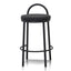 CBS8458-FH 63cm Bar Stool - Black Boucle (Set of 2)
