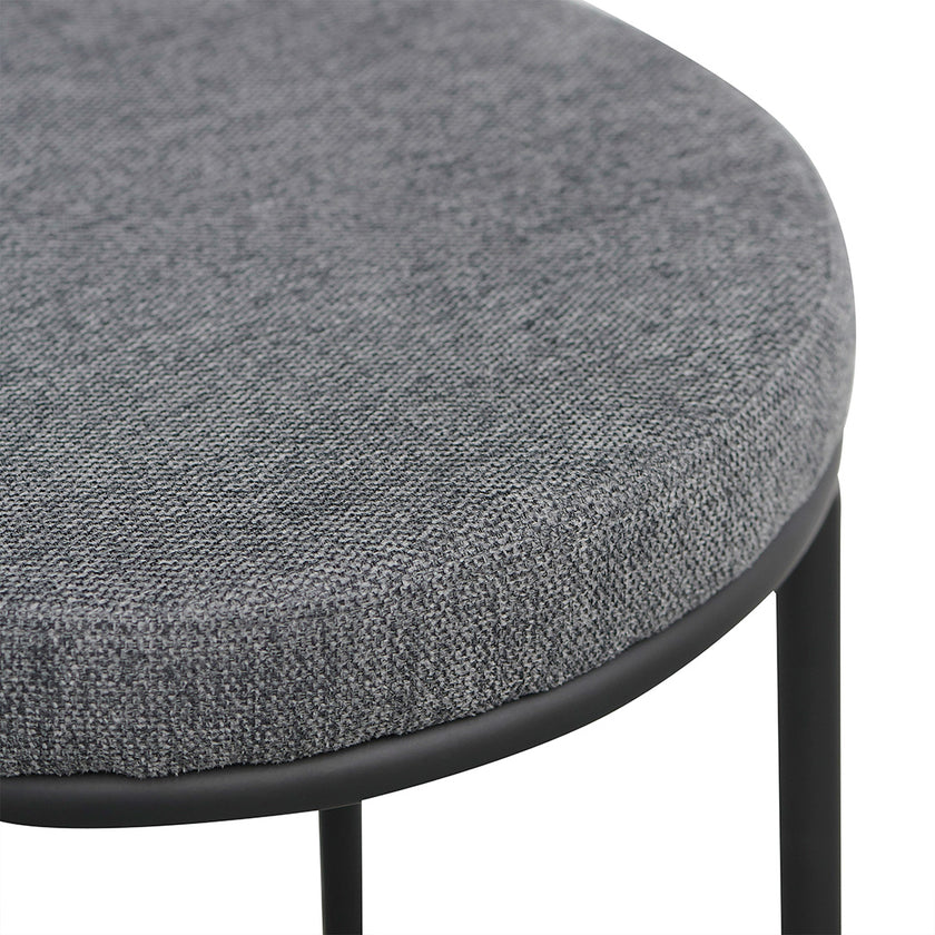 Ex Display - CBS8460-FHx2 65cm Bar Stool - Charcoal Grey