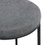 Ex Display - CBS8460-FHx2 65cm Bar Stool - Charcoal Grey