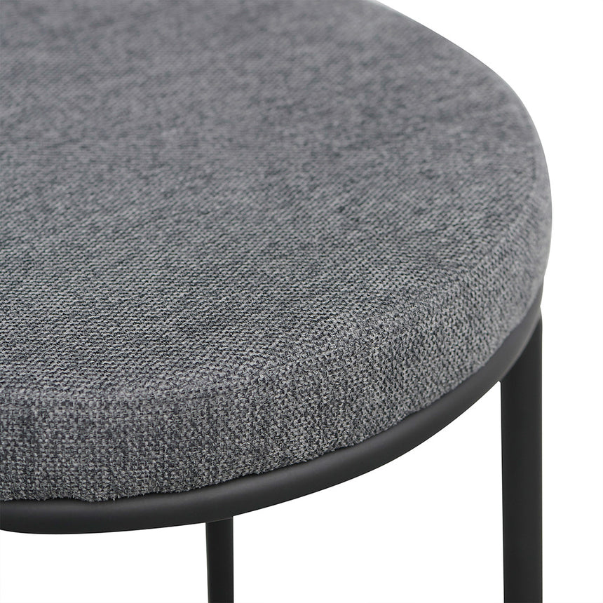 Ex Display - CBS8460-FHx2 65cm Bar Stool - Charcoal Grey
