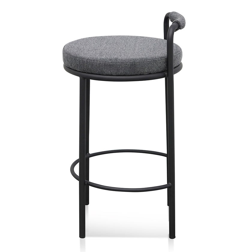 Ex Display - CBS8460-FHx2 65cm Bar Stool - Charcoal Grey