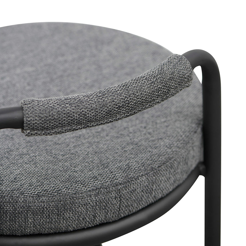 Ex Display - CBS8460-FHx2 65cm Bar Stool - Charcoal Grey