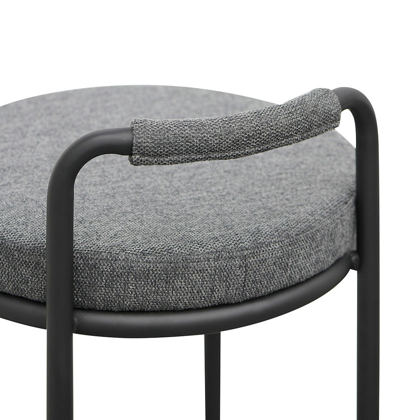 Ex Display - CBS8460-FHx2 65cm Bar Stool - Charcoal Grey