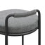 Ex Display - CBS8460-FHx2 65cm Bar Stool - Charcoal Grey