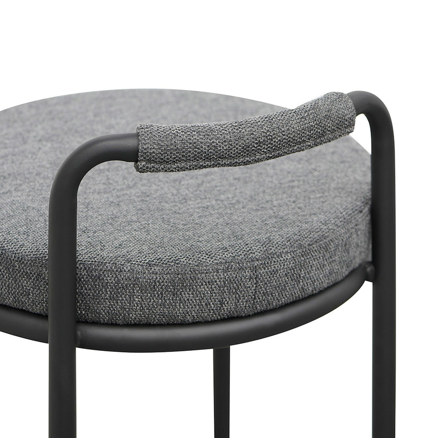 Ex Display - CBS8460-FHx2 65cm Bar Stool - Charcoal Grey