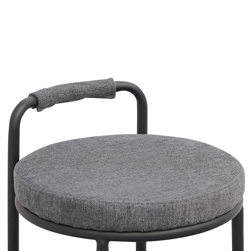 Ex Display - CBS8460-FHx2 65cm Bar Stool - Charcoal Grey