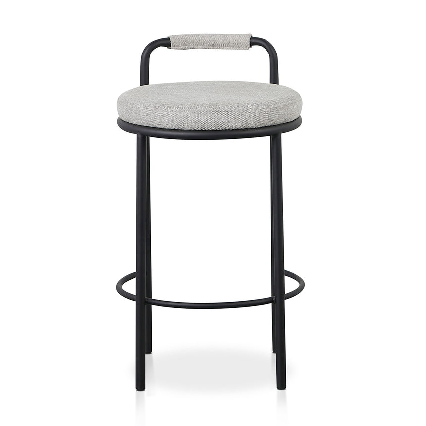 BS8461-FHx2 65cm Bar Stool - Coastal Light Grey (Set of 2)