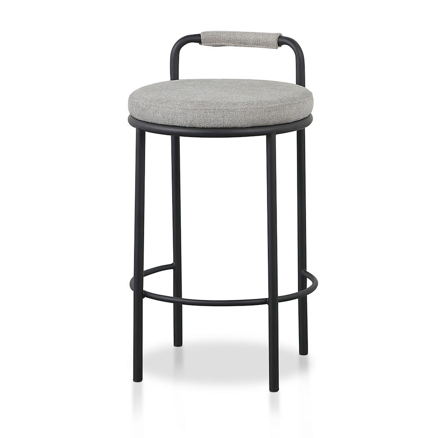 BS8461-FHx2 65cm Bar Stool - Coastal Light Grey (Set of 2)