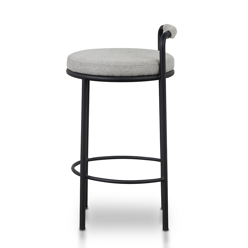 BS8461-FHx2 65cm Bar Stool - Coastal Light Grey (Set of 2)