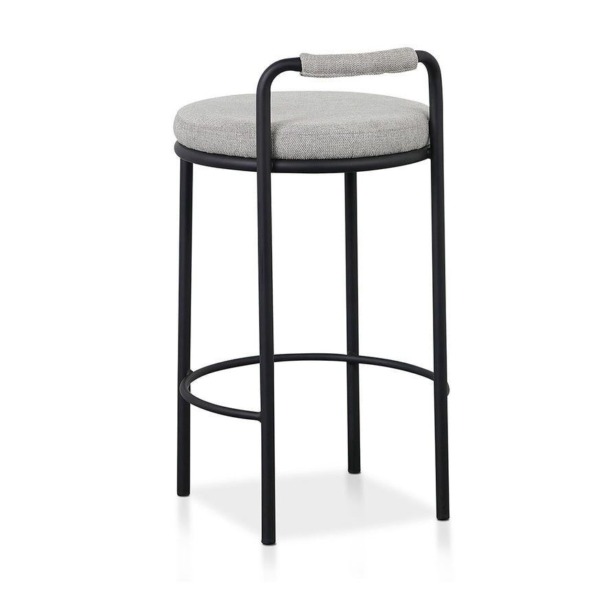 BS8461-FHx2 65cm Bar Stool - Coastal Light Grey (Set of 2)