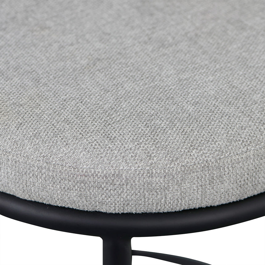 BS8461-FHx2 65cm Bar Stool - Coastal Light Grey (Set of 2)