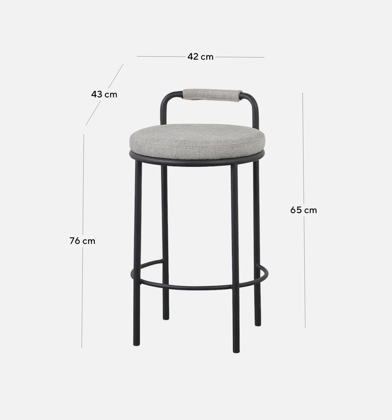CBS8461FHx2 65cm Bar Stool Coastal Light... Calibre Furniture