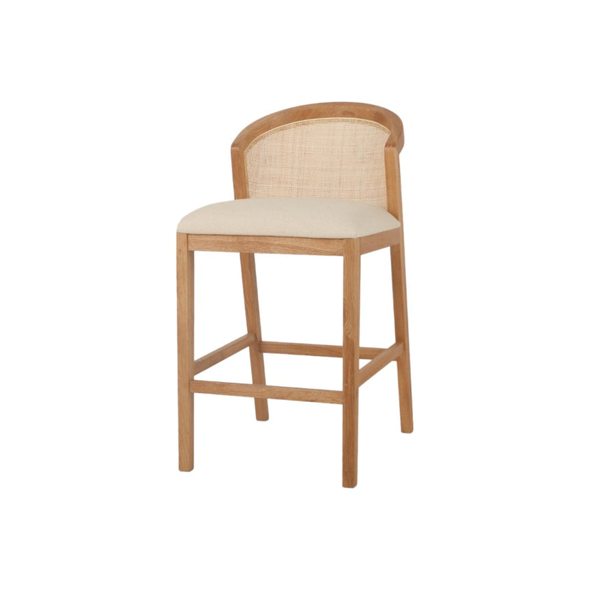 CBS10125-FH Fabric Bar Stool - Full Black