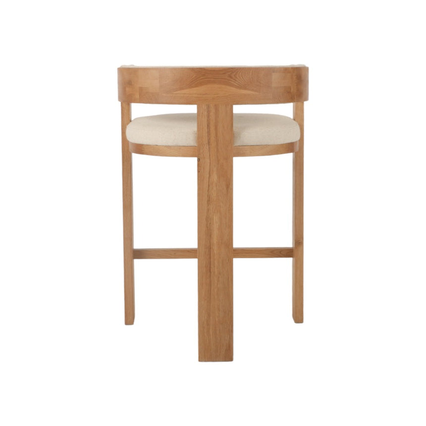 CBS10557-LJ Natural Barstool - Dawn Beige