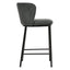 CBS8601-FHx2 65cm Bar Stool - Charcoal Grey (Set of 2)