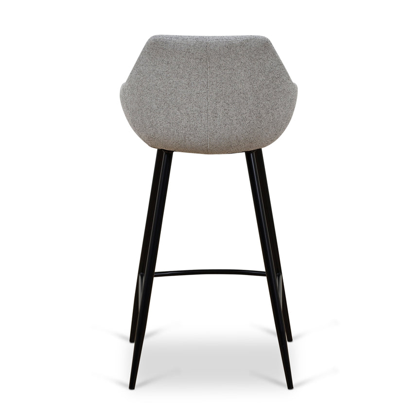 CBS8632-SE - 68cm Fabric Bar Stool - Spec Grey - (Set of 2)