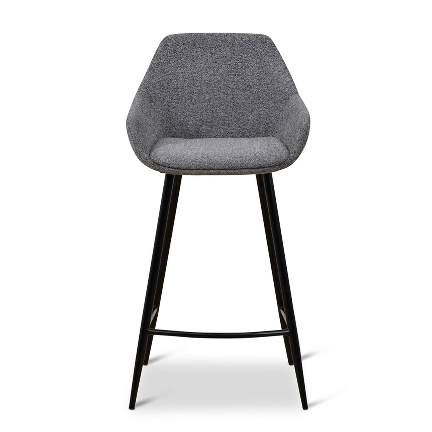 CBS8633-SE - 68cm Fabric Bar Stool - Spec Charcoal - (Set of 2)