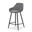 CBS8633-SE - 68cm Fabric Bar Stool - Spec Charcoal - (Set of 2)