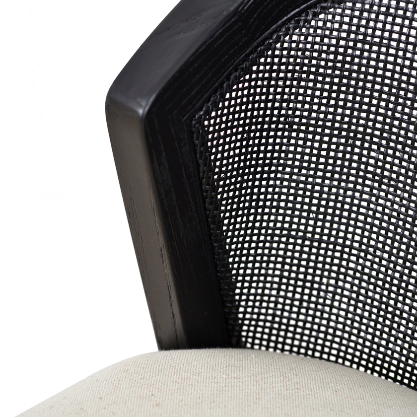 CBS10565-LJ Black Elm Barstool - Dawn Beige