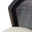 CBS10565-LJ Black Elm Barstool - Dawn Beige