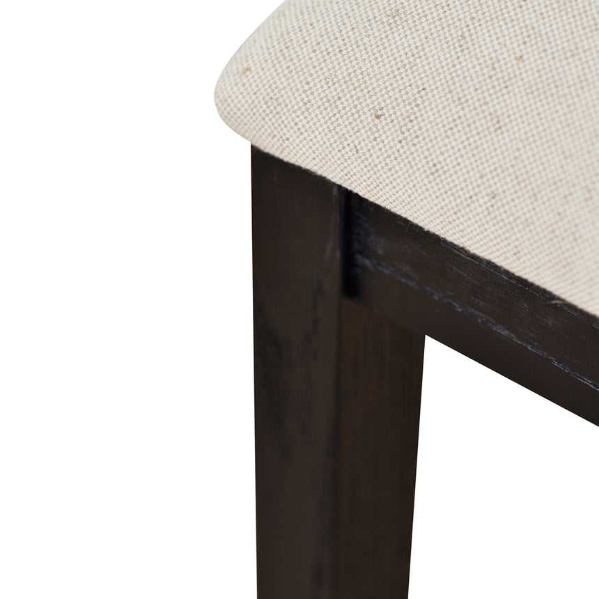 CBS10565-LJ Black Elm Barstool - Dawn Beige