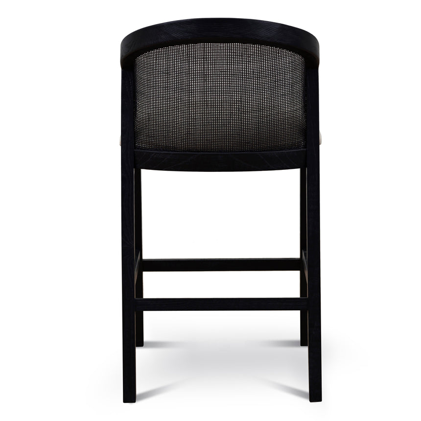 CBS10565-LJ Black Elm Barstool - Dawn Beige