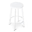 CBS8851-NHx2 65cm Timber Seat Bar Stool - White (Set of 2)
