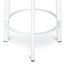 CBS8851-NHx2 65cm Timber Seat Bar Stool - White (Set of 2)