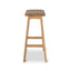 CBS8867-OW 67cm Natural Bar Stool - Mocha Brown