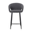 CBS8900-ST 65cm Bar Stool - Anthracite Grey Boucle (Set of 2)