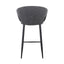 CBS8900-ST 65cm Bar Stool - Anthracite Grey Boucle (Set of 2)