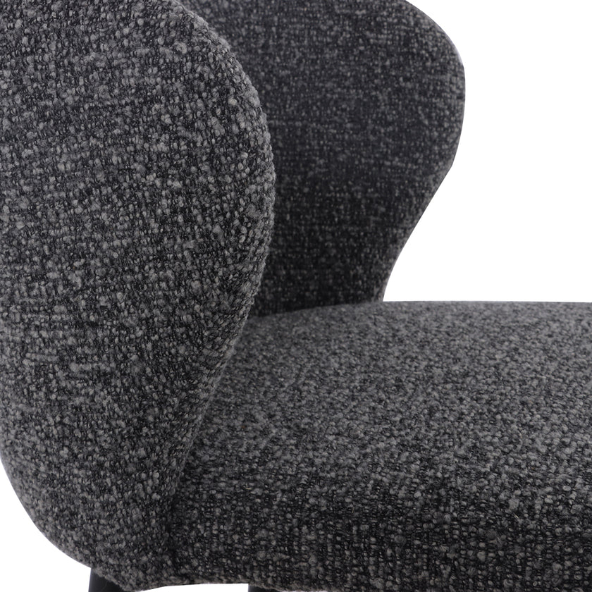 CBS8902-ST 65cm Bar Stool - Anthracite Grey Boucle (Set of 2)