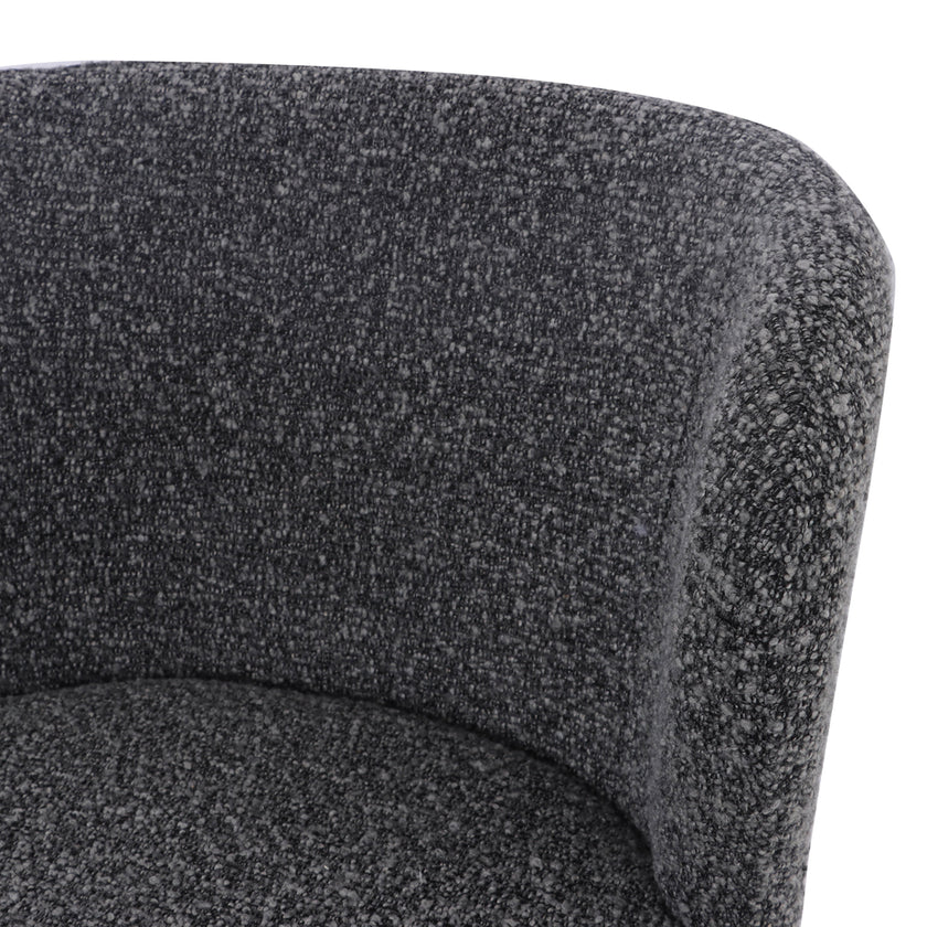 CBS8902-ST 65cm Bar Stool - Anthracite Grey Boucle (Set of 2)