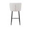 CBS8903-ST 65cm Bar Stool - Pearl Grey Boucle (Set of 2)