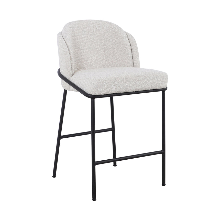 Ex Display - CDC2240-EI Fabric Dining Chair - Coin Grey