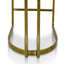 Ex Display - CBS8924-BS Silver Grey Boucle Bar Stool - Golden Base