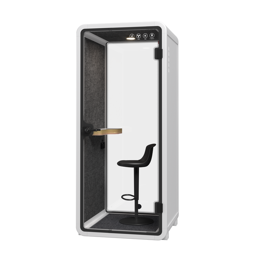 Silent Phone Booth Small Black by Humble Office