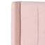Ex Display - CBD6357-YO Fabric King Bed - Blush Pink with Storage