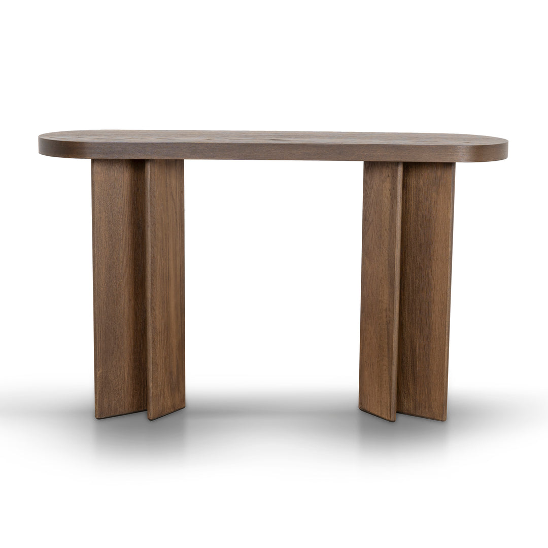 CDT8703-VA 1.3m Pill Shape Console Table - ... | Calibre Furniture