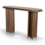 CDT8703-VA 1.3m Pill Shape Console Table - Caramel Oak