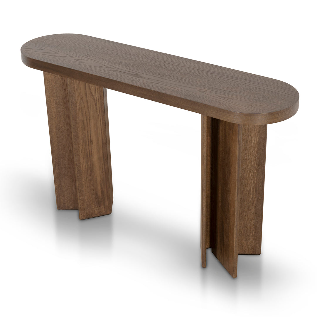 CDT8703-VA 1.3m Pill Shape Console Table - ... | Calibre Furniture