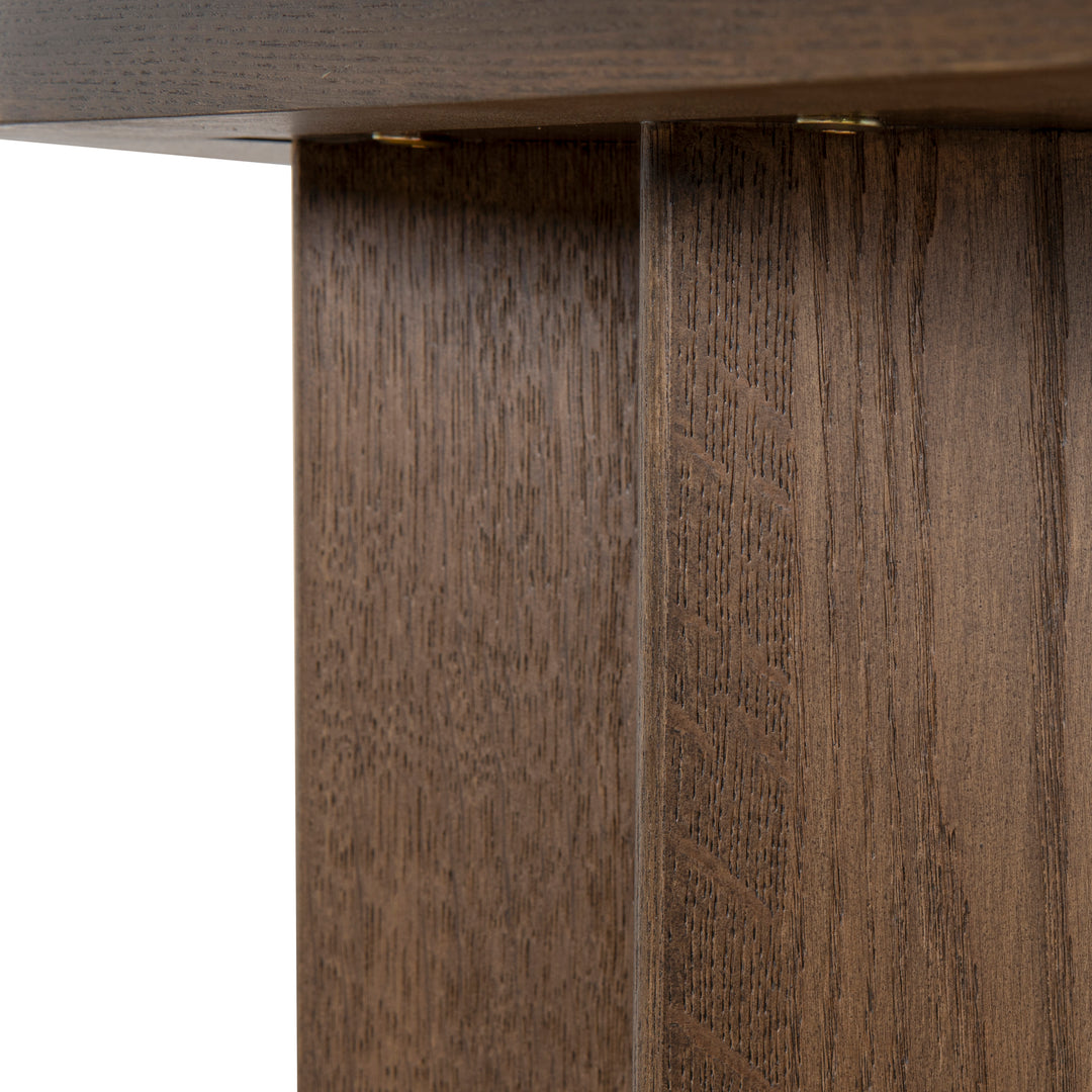 CDT8703-VA 1.3m Pill Shape Console Table - ... | Calibre Furniture