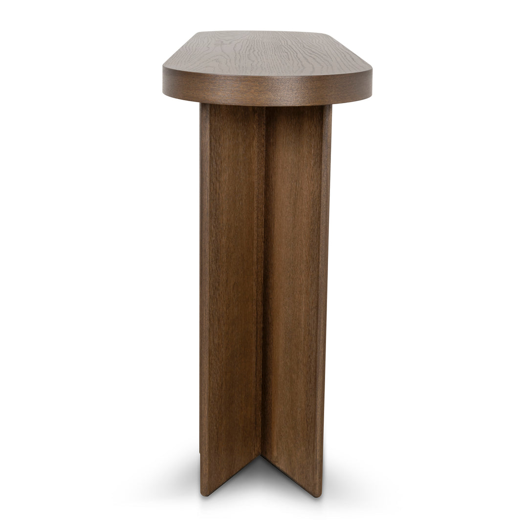 CDT8703-VA 1.3m Pill Shape Console Table - ... | Calibre Furniture